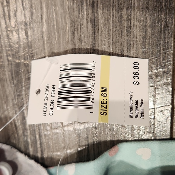 NWT Disney Winnie the Pooh 4-piece Set Infant Girls sz 6M - Picture 4 of 10